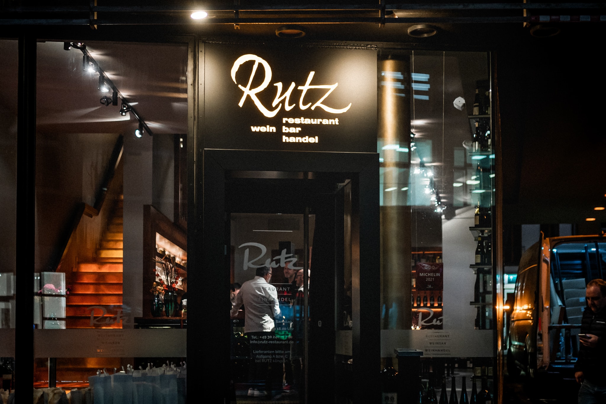 Rutz, Restaurant Rutz Berlin, kochen auf hohen Niveau, Straßenbild